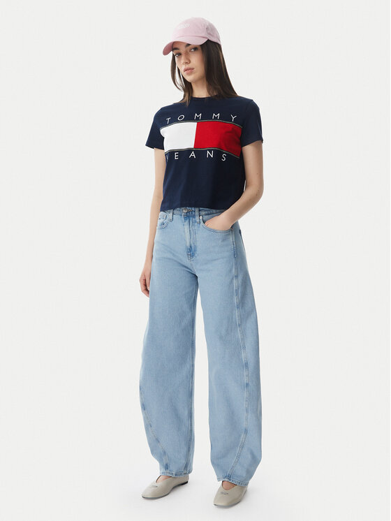 Tommy Jeans Tommy Jeans Τζιν Ella DW0DW23102 Μπλε Barrel Fit