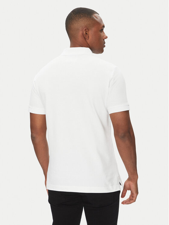 Versace Jeans Couture Versace Jeans Couture Polo 78GAGT08 Biały Regular Fit