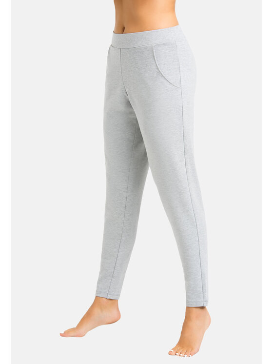 Teyli Teyli Półśpiochy damskie Floria Szary Skinny Fit