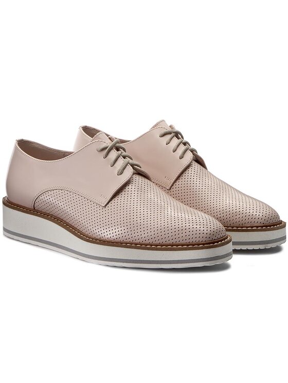 Simple Simple Oxford Schuhe Ida DPH393-W07-VF00-3900-0 Rosa