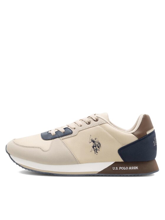 U.S. Polo Assn. U.S. Polo Assn. Сникърси NOBIL011M/CNH1 Бежов