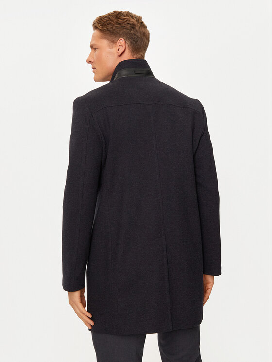 Bugatti Bugatti Cappotto invernale 626328-69040 Blu scuro Regular Fit