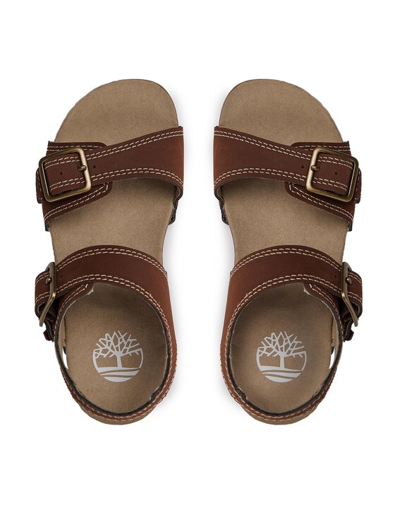 Timberland Timberland Sandały Castle Island 2 Strap TB0A5SZT9311 Brązowy