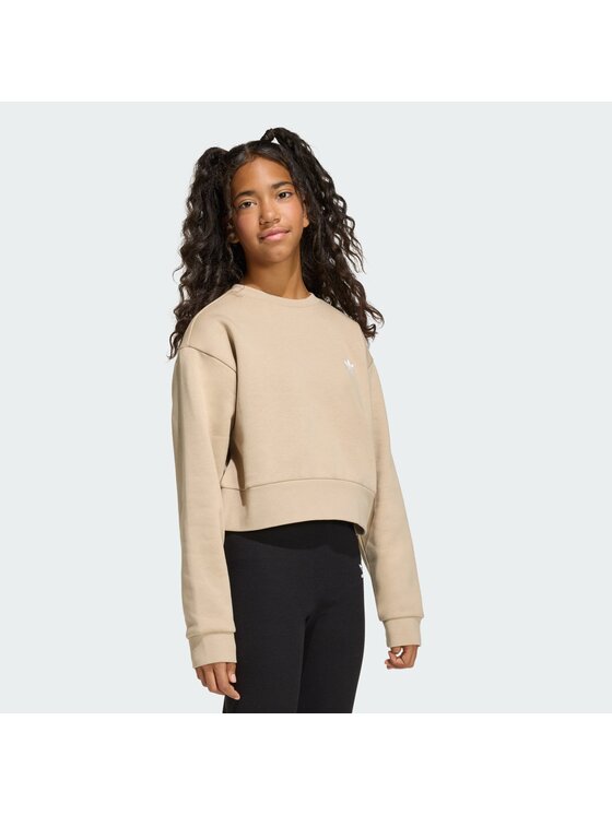 adidas adidas Bluza KE2383 Beżowy Loose Fit