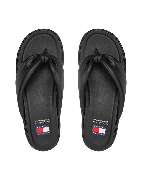 Tommy Jeans Tommy Jeans В'єтнамки Tjw Wedge Sandal EN0EN02457 Чорний