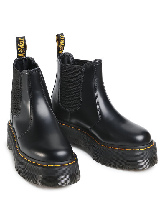 Dr. Martens Dr. Martens Kotníková obuv s elastickým prvkem 2976 Quad 24687001 Černá