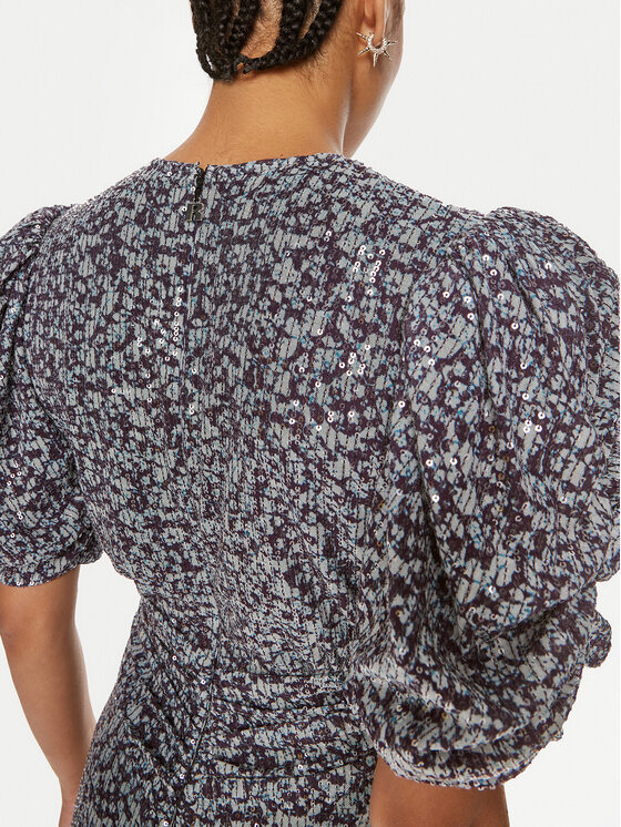 ROTATE ROTATE Sukienka koktajlowa Noona 1127382980 Niebieski Regular Fit