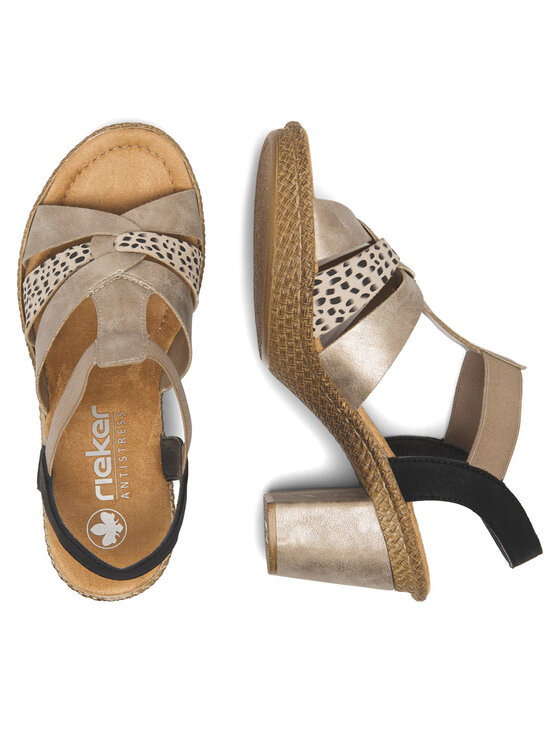 Rieker Rieker Sandale 665K3-60 Bej