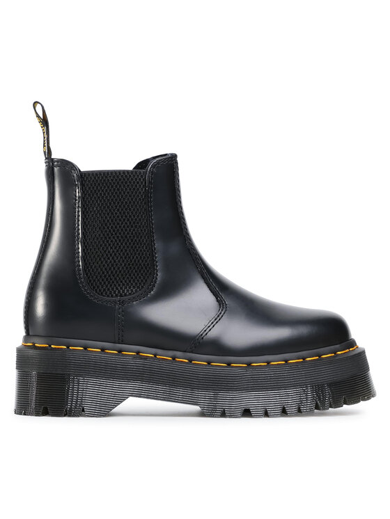 Dr. Martens Členková obuv s elastickým prvkom 2976 Quad 24687001 Čierna