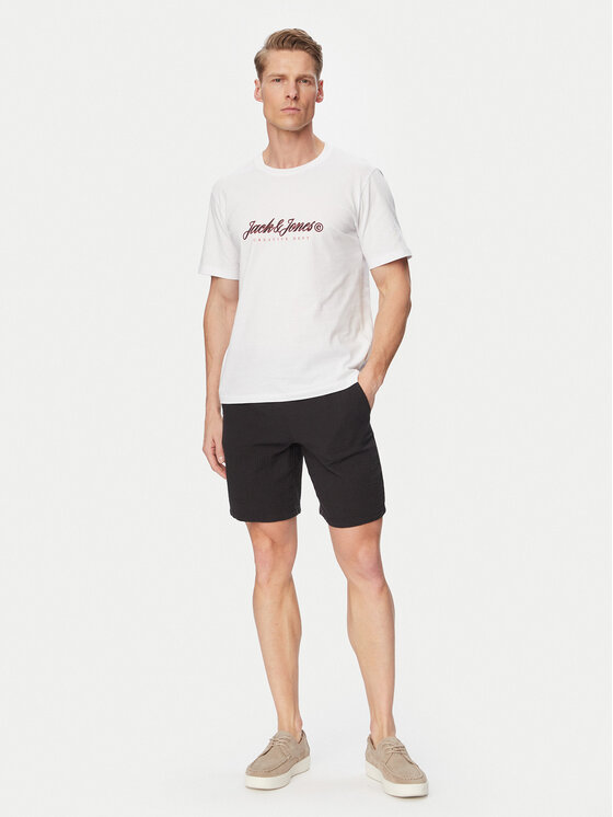 Jack & Jones Jack & Jones Pantaloncini di tessuto Jaiden 12274758 Nero Relaxed Fit