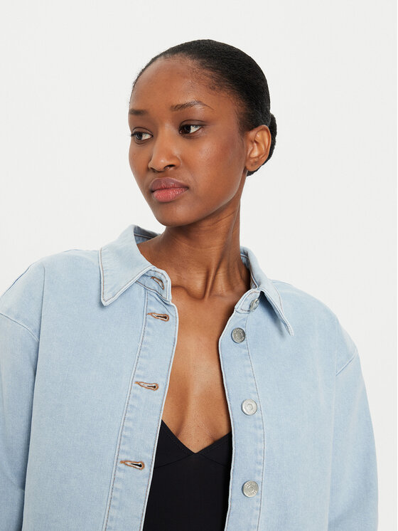Gestuz Gestuz camicia di jeans Denia 10909238 Blu Regular Fit