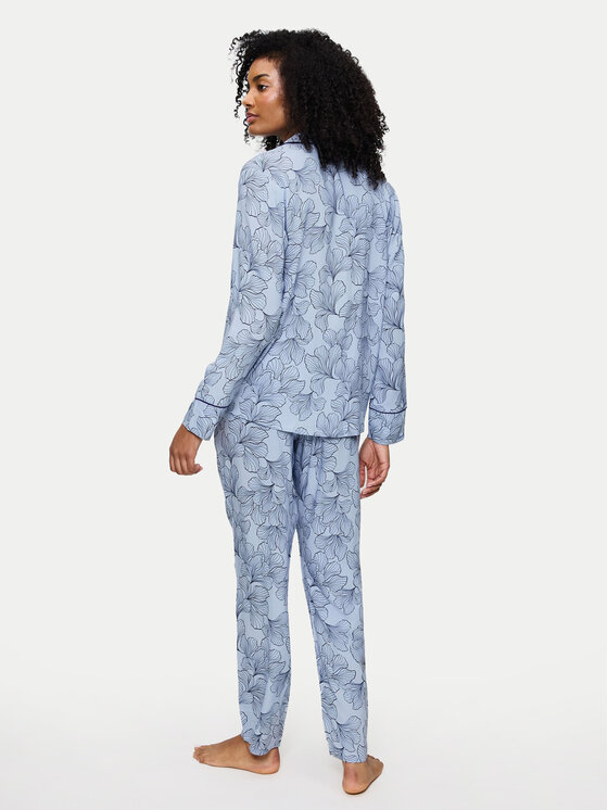 Triumph Triumph Pijama 10225082 Albastru celest Regular Fit