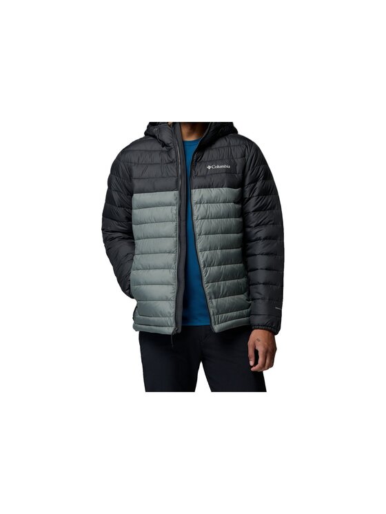Columbia Columbia Kurtka przejściowa Powder Lite II Hooded Jacket 2086944342 Zielony Regular Fit