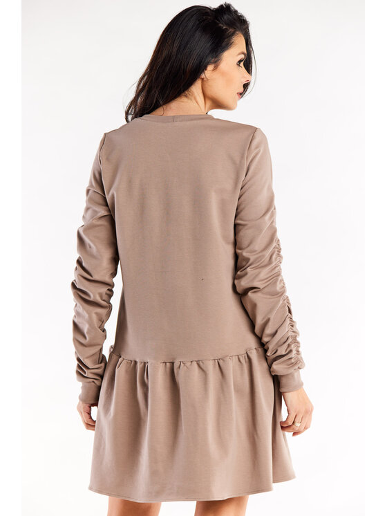 Infinite You Infinite You Vestito di maglia M314 Marrone Basic Fit