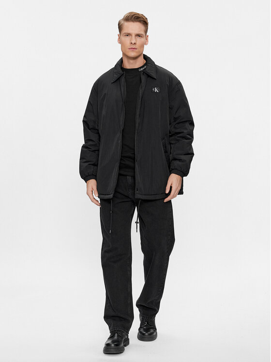 Calvin Klein Jeans Calvin Klein Jeans Demisezoninė striukė Skater J30J325281 Juoda Relaxed Fit