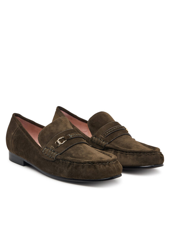 Coccinelle Coccinelle Mokasyny C-Easy E4 THE 16 01 01 Khaki