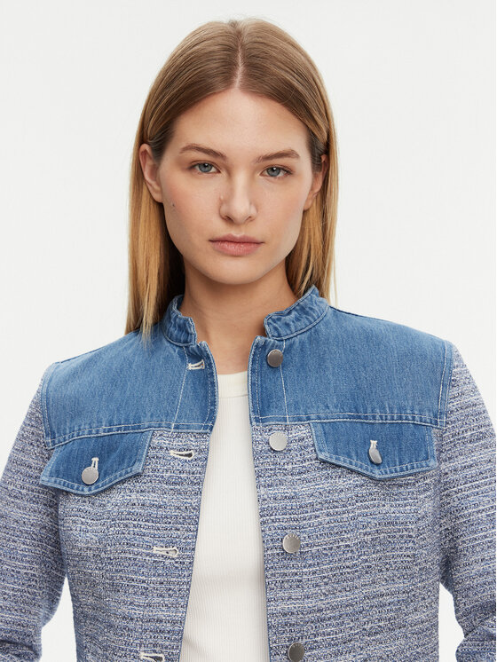 Guess Guess Geacă de blugi W5GL23 WH610 Albastru Regular Fit
