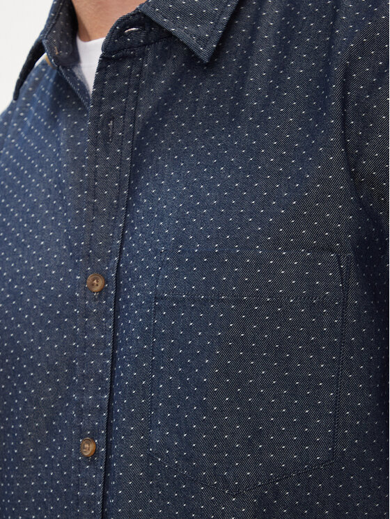 Mustang Mustang Marškiniai Darien 1014772 Mėlyna Regular Fit