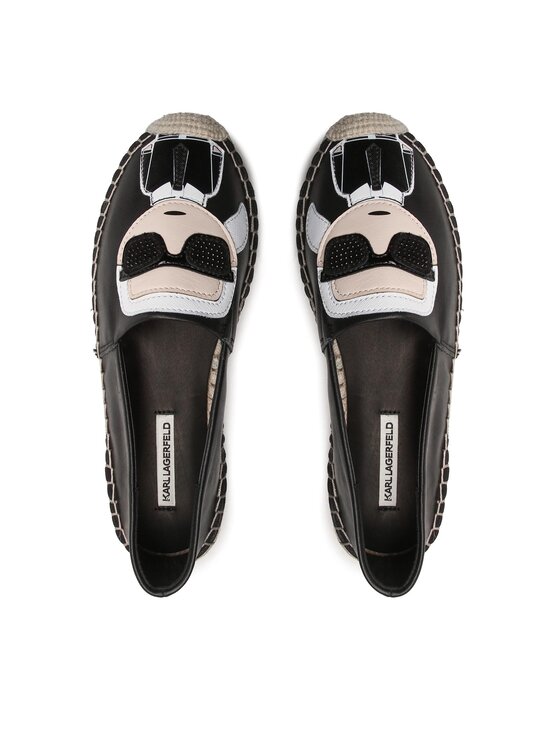 KARL LAGERFELD KARL LAGERFELD Espadryle KL80111A Czarny