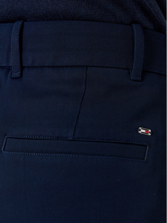Tommy Hilfiger Tommy Hilfiger Spodnie materiałowe WW0WW46749 Granatowy Relaxed Fit