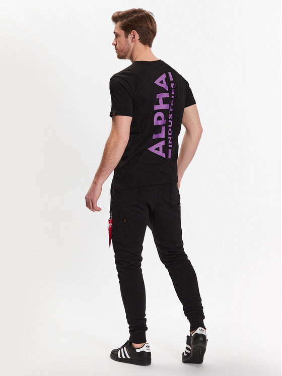 Alpha Industries T-shirt met rugprint voor heren White/Red