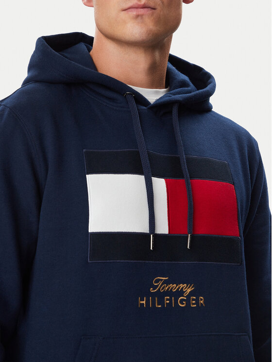 Tommy Hilfiger Tommy Hilfiger Μπλούζα Gifting Flag MW0MW45189 Σκούρο μπλε Regular Fit