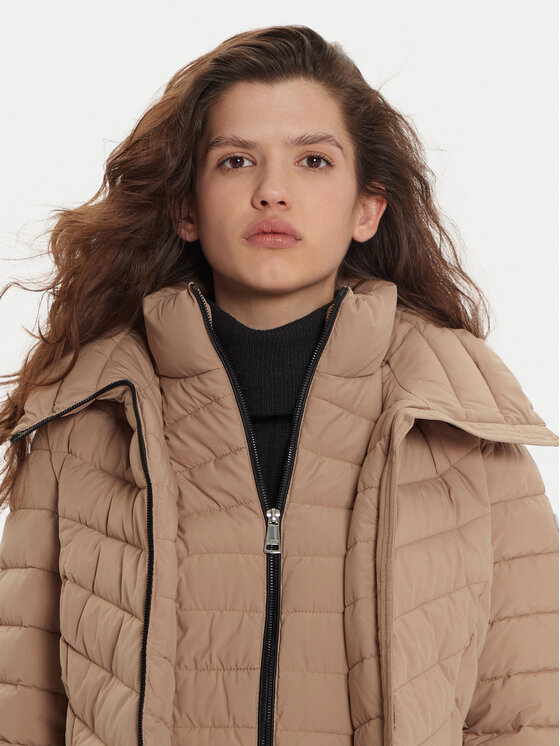 DKNY DKNY Giubbotto invernale DLEMPN46 Marrone Slim Fit