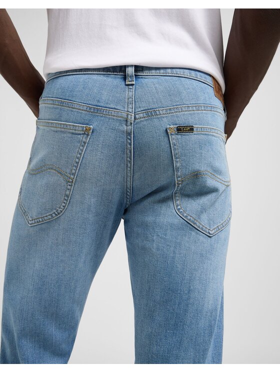 Lee Lee Jeansy DAREN ZIP FLY Niebieski Straight Fit