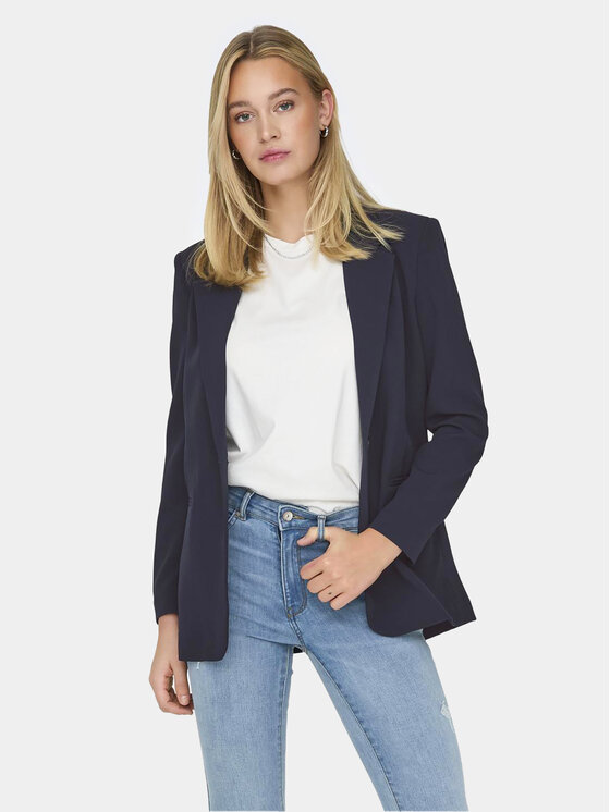 ONLY ONLY Švarkas Astrid 15310964 Tamsiai mėlyna Regular Fit