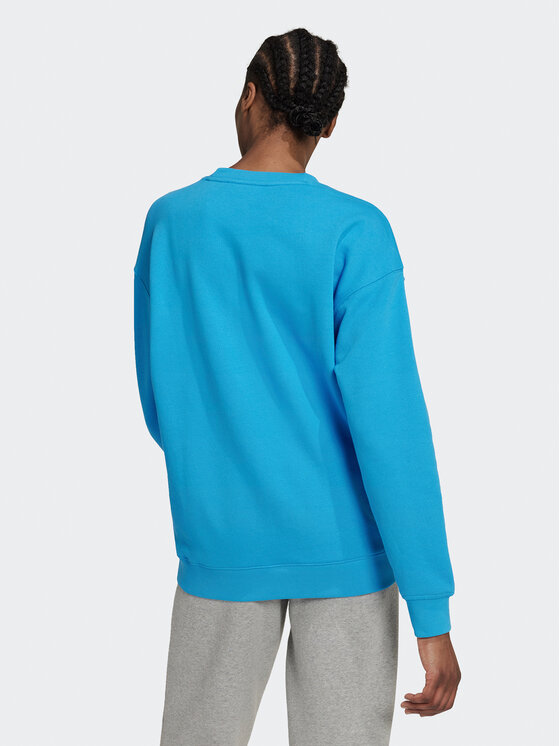 adidas adidas Pulóver Treofil Crew HL6677 Kék Regular Fit