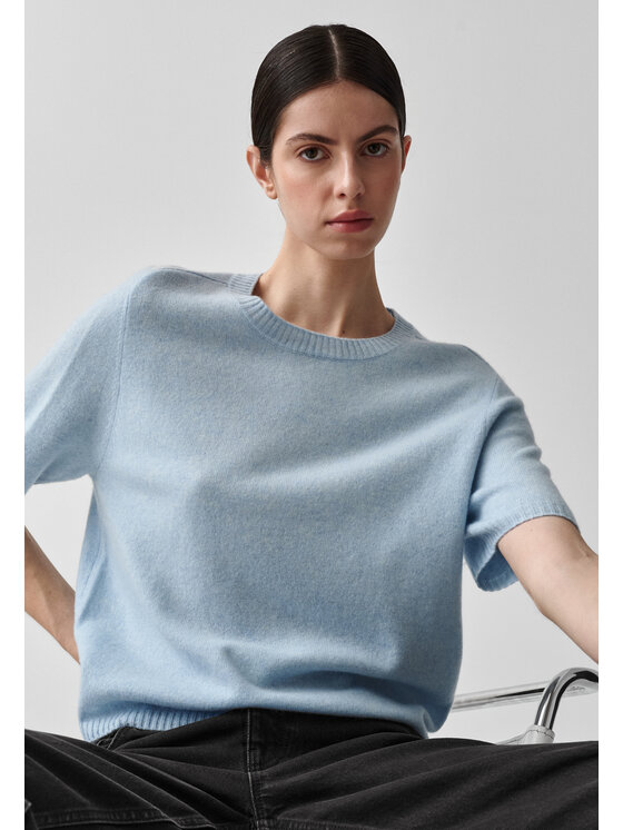 TATUUM TATUUM Sweter SEMITRI Niebieski Classic Fit