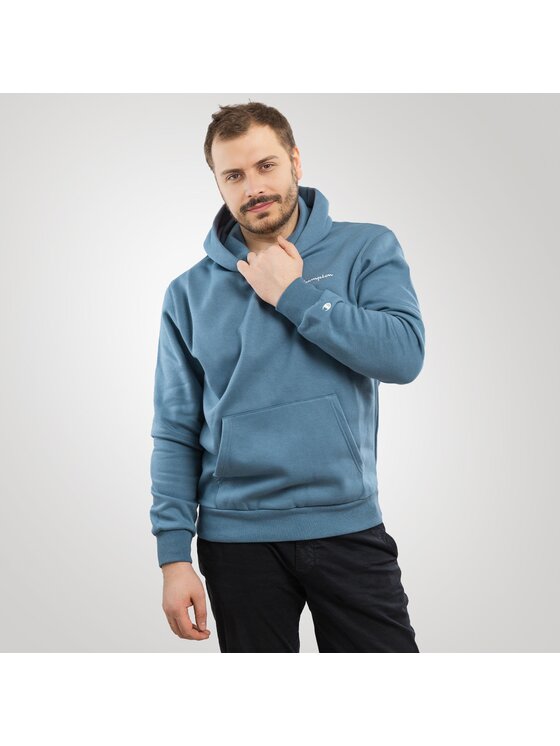Champion Champion Bluza 219143-BS146-SLI_L Niebieski Regular Fit