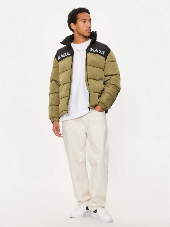 Karl Kani Karl Kani Zimné bundy Retro Essential 60760012 Zelená Regular Fit