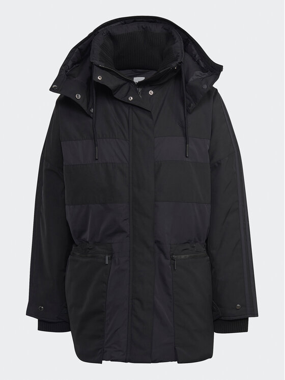 adidas adidas Demisezoninė striukė HM2615 Juoda Loose Fit