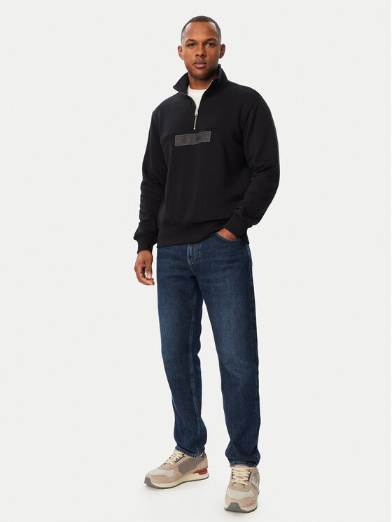 Napapijri Napapijri Світшот Box NP0A8B33 Чорний Regular Fit
