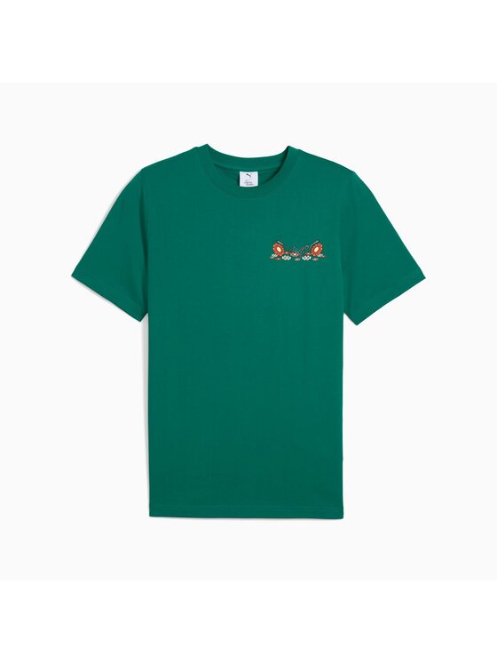 Puma Puma T-Shirt 630706 Zielony Regular Fit