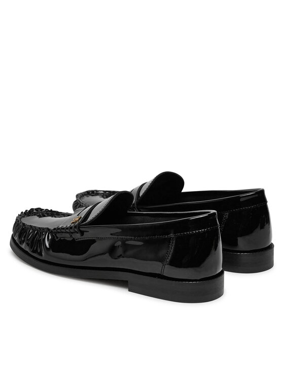 Tommy Hilfiger Tommy Hilfiger Slipper Loafer Mit Label-Detail FW0FW08565 Schwarz