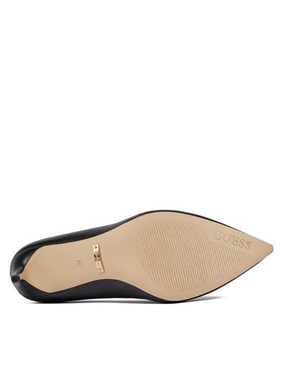 Guess Guess Обувки на ток Rica FL7RIC LEA08 Черен