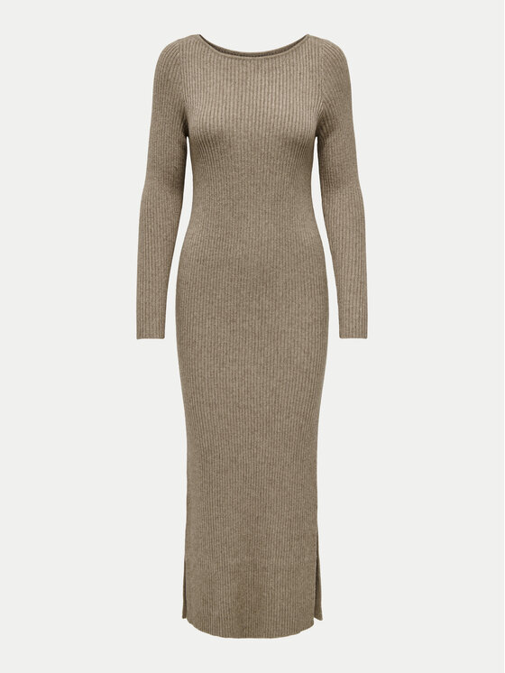 ONLY ONLY Strickkleid Katia 15324649 Beige Slim Fit