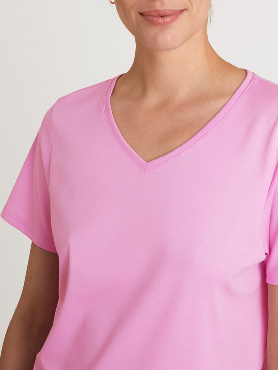 Calida Calida Pyžamový top 14991 Růžová Comfortable Fit