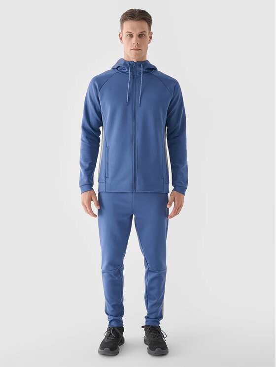 4F 4F Pantaloni in maglia 4FWAW24TFTRM683-32S Blu Regular Fit