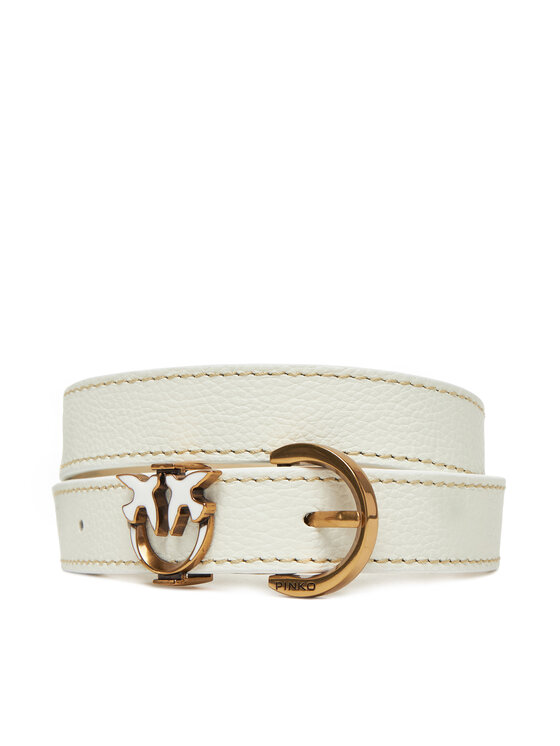 PINKO PINKO Pasek Damski 102820A158Z14Q Beżowy