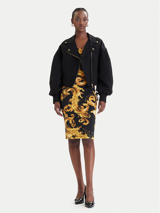 Versace Jeans Couture Versace Jeans Couture Prehodna jakna 80HAS410 N0432 Črna Loose Fit