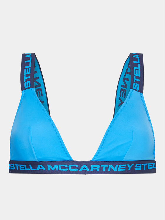 Stella McCartney Stella McCartney Góra od bikini Logo Classic S7BY81890.45612 Niebieski