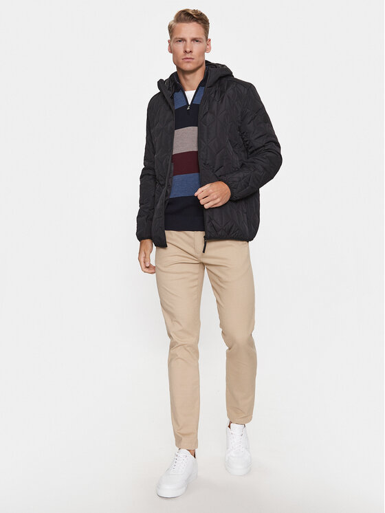 Lindbergh Lindbergh Μπουφάν χειμωνιάτικο 30-301103 Μαύρο Relaxed Fit