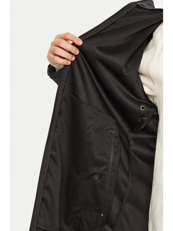 Hunter Hunter Kurtka przeciwdeszczowa Andrea HARU0002242 Czarny Regular Fit