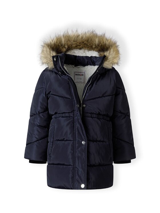 minoti minoti Kurtka zimowa 32COAT198 Granatowy Regular Fit