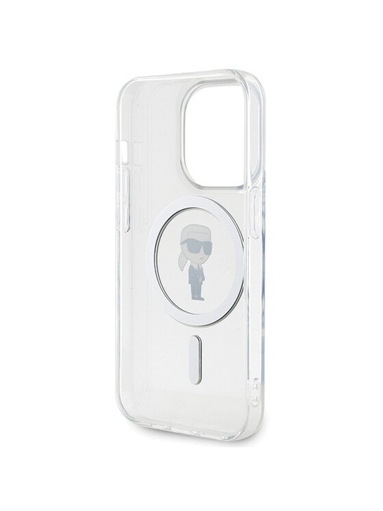 KARL LAGERFELD KARL LAGERFELD Etui na telefon IML Ikonik MagSafe Przezroczysty