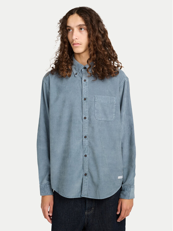 Element Element Marškiniai Button Down Regular Corduroy ELYWT00187 Mėlyna Regular Fit