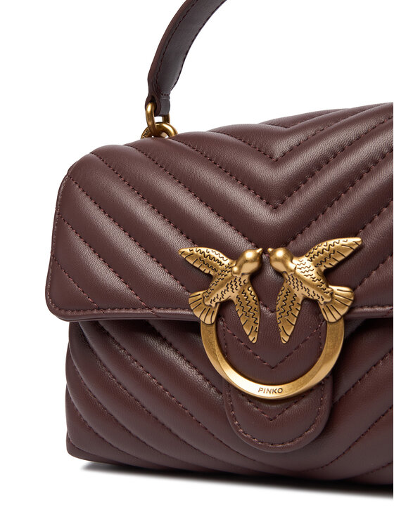 PINKO PINKO Rankinė Love Lady Puff Mini Cl Al 25-26 PLTT 100044 A0GK Vyšninė